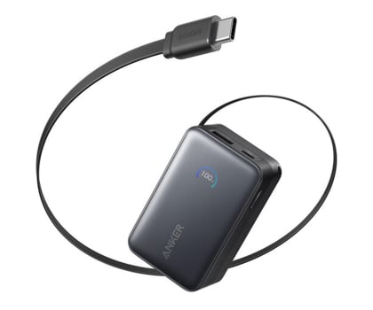 Anker Nano PowerBank 10000mAh 45W Built-In Retractable USB-C Cable