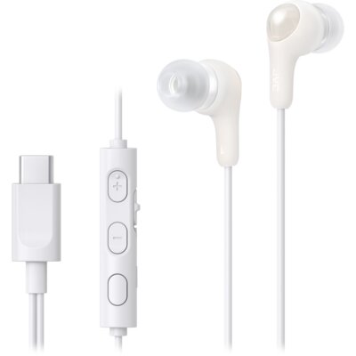 JVC HA-FR9UC Zestaw słuchawkowy Przewodowa Douszny Połączenia/muzyka USB Type-C Biały