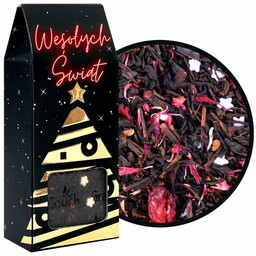 Herbata czarna świąteczna Wigilijny wieczór w pudełu na prezent 60 g