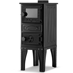 SIMGE SOBA Piec wolnostojący kominek koza żeliwny SIGMA 304G z fajerką 9kW