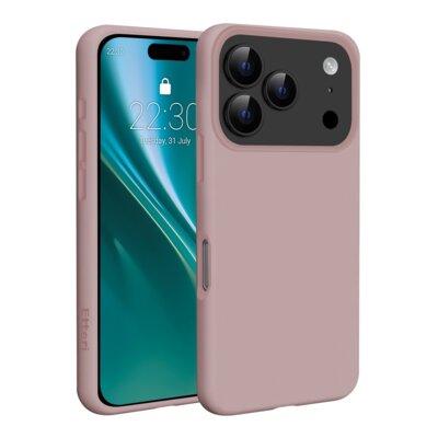 Etui ETTERI Silicone Mag do Apple iPhone 17 Pro Max Jasnoróżowy