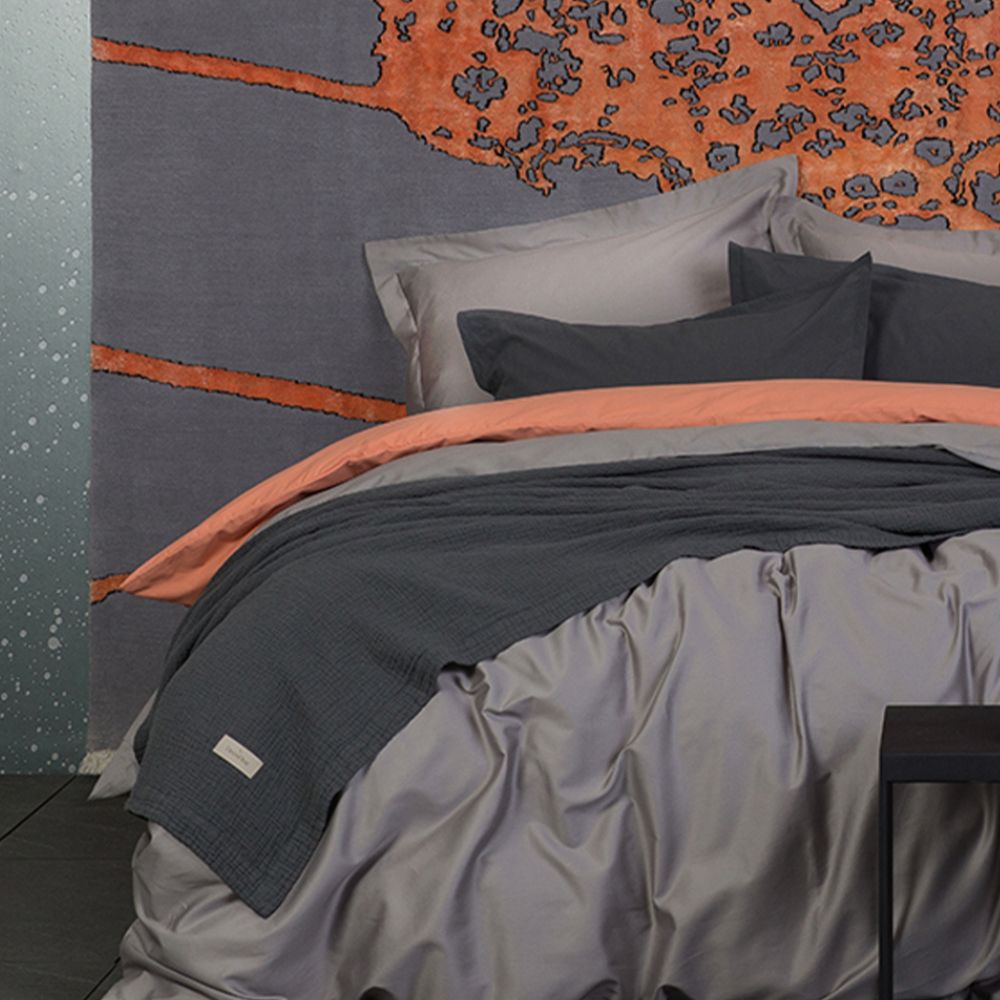 Pościel DF Solid New Black Sand 160x200 cm