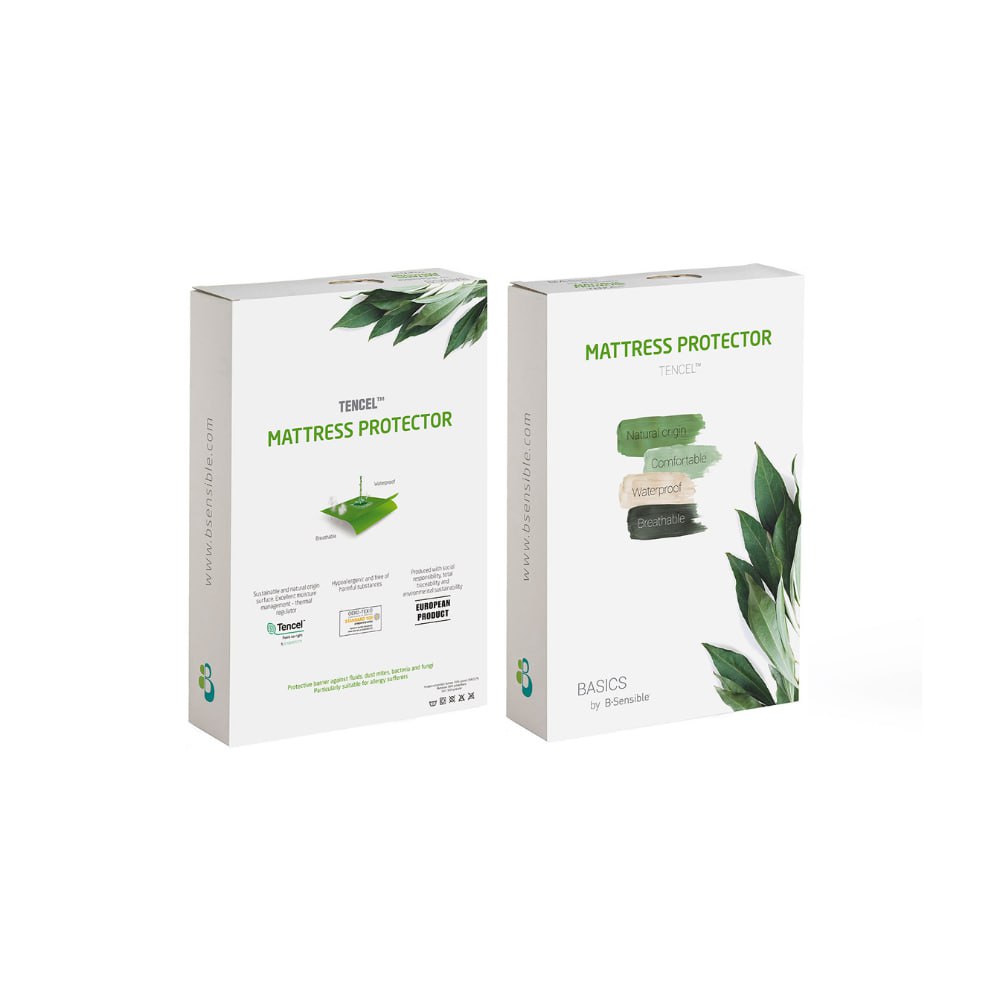 Ochraniacz B-Sensible Tencel Standard 80x200 100% włókna pochodzenia naturalnego, właściwości wodoodporne