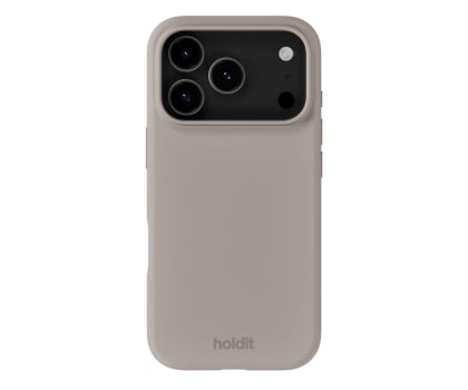Holdit Silicone Case iPhone 17 Pro Taupe