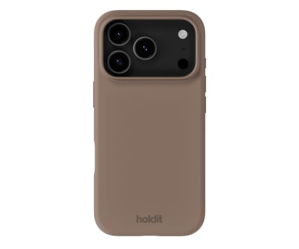 Holdit Silicone Case iPhone 17 Pro Mocha Brown