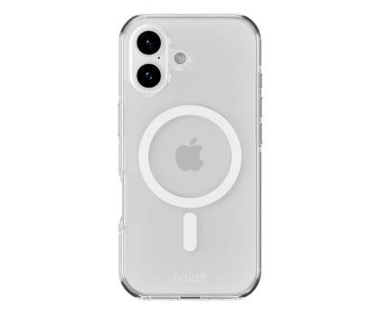 Holdit MagSafe Case iPhone 17 White/Transparent