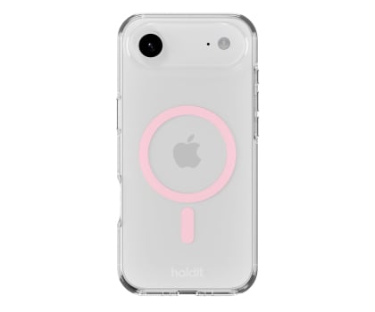 Holdit MagSafe Case iPhone 17 Air Pink/Transparent