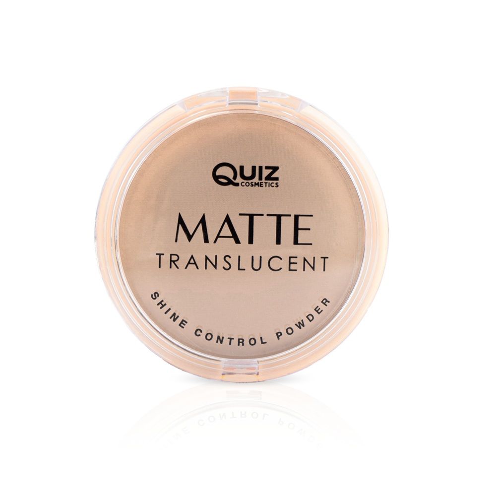 QUIZ COSMETICS Matte Translucent Powder transparentny puder matujący N°02 10g