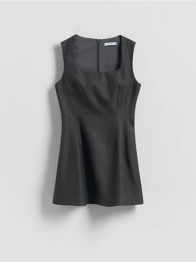 Reserved - Sukienka mini - jasnoszary