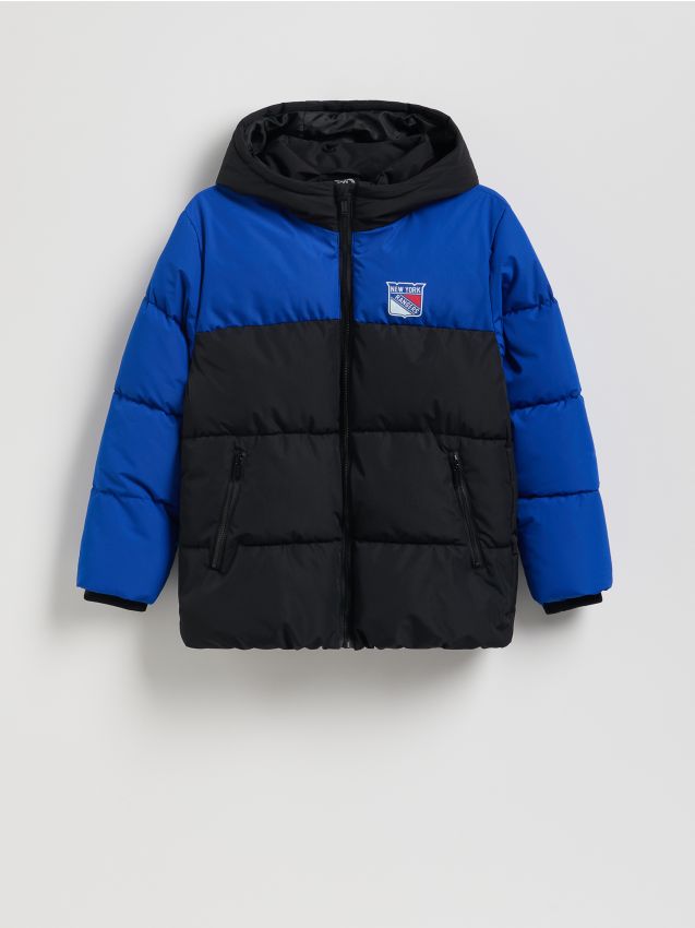 Reserved - Ocieplana kurtka NHL New York Rangers - niebieski