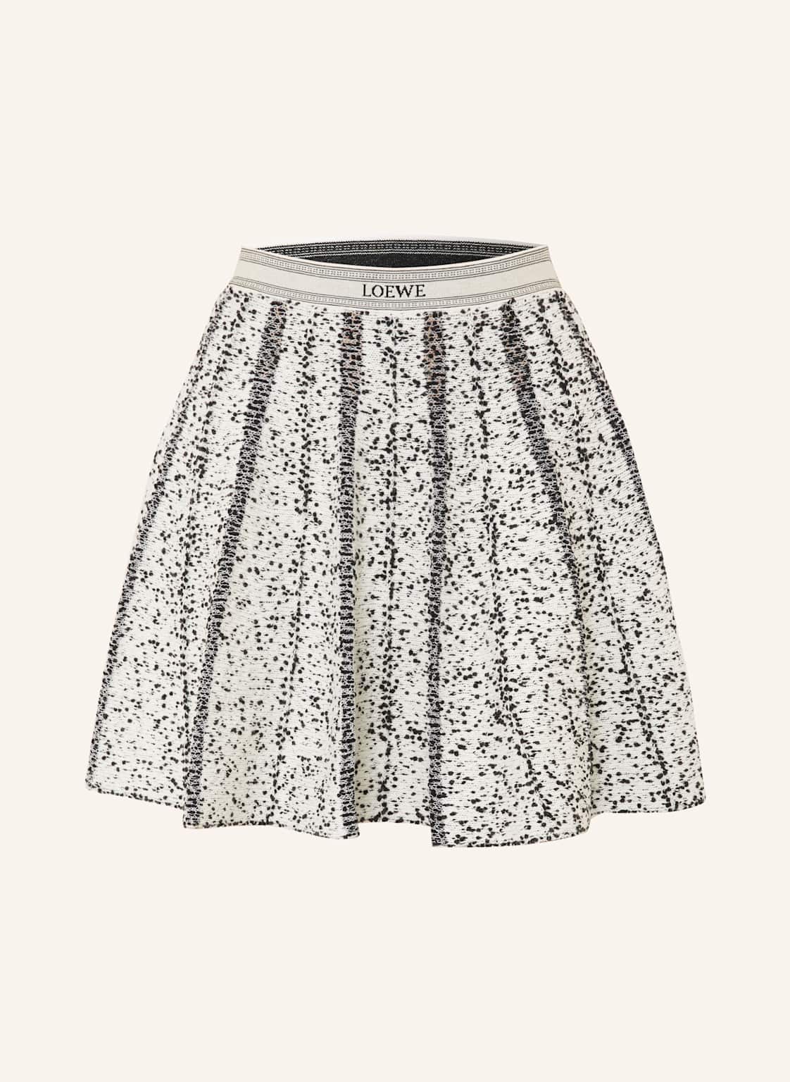 Loewe Spódnica Z Dzianiny weiss