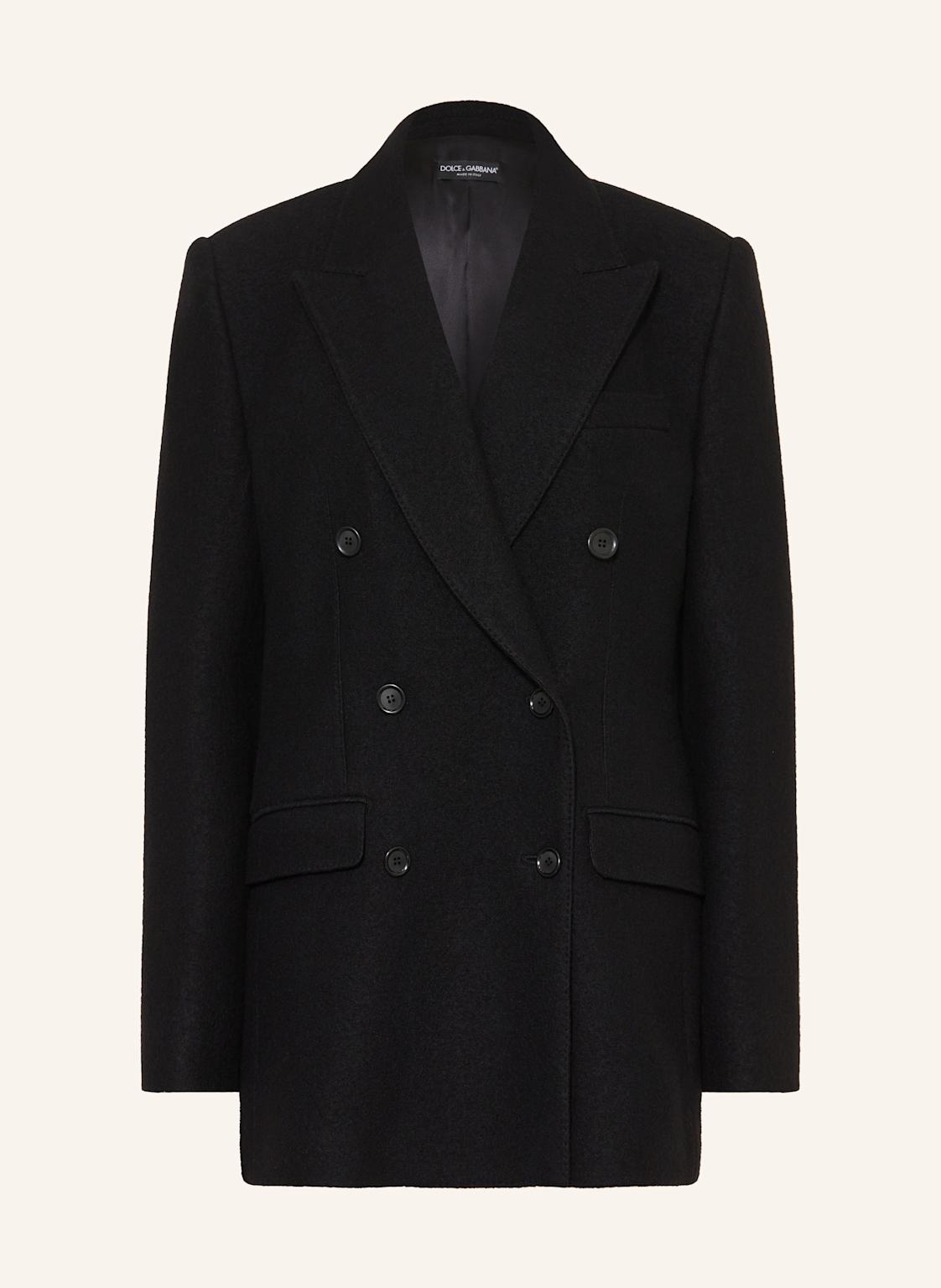 Dolce & Gabbana Długi Blezer schwarz