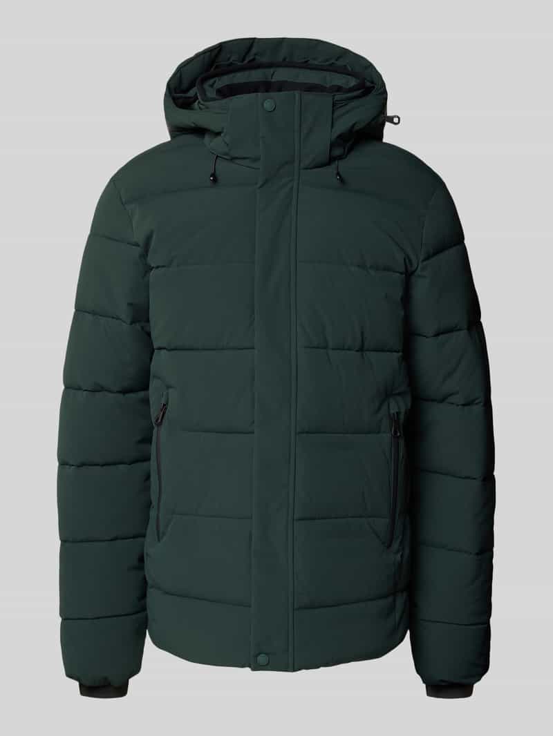 Kurtka pikowana z kapturem model ‘BIXBY’