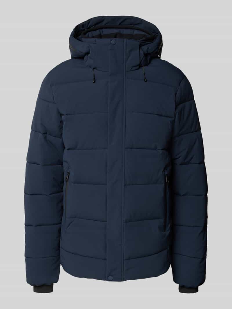 Kurtka pikowana z kapturem model ‘BIXBY’