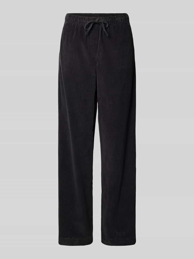 Spodnie sztruksowe z szeroką nogawką z mieszanki bawełny model ‘JAIMILAA CORDUROY’