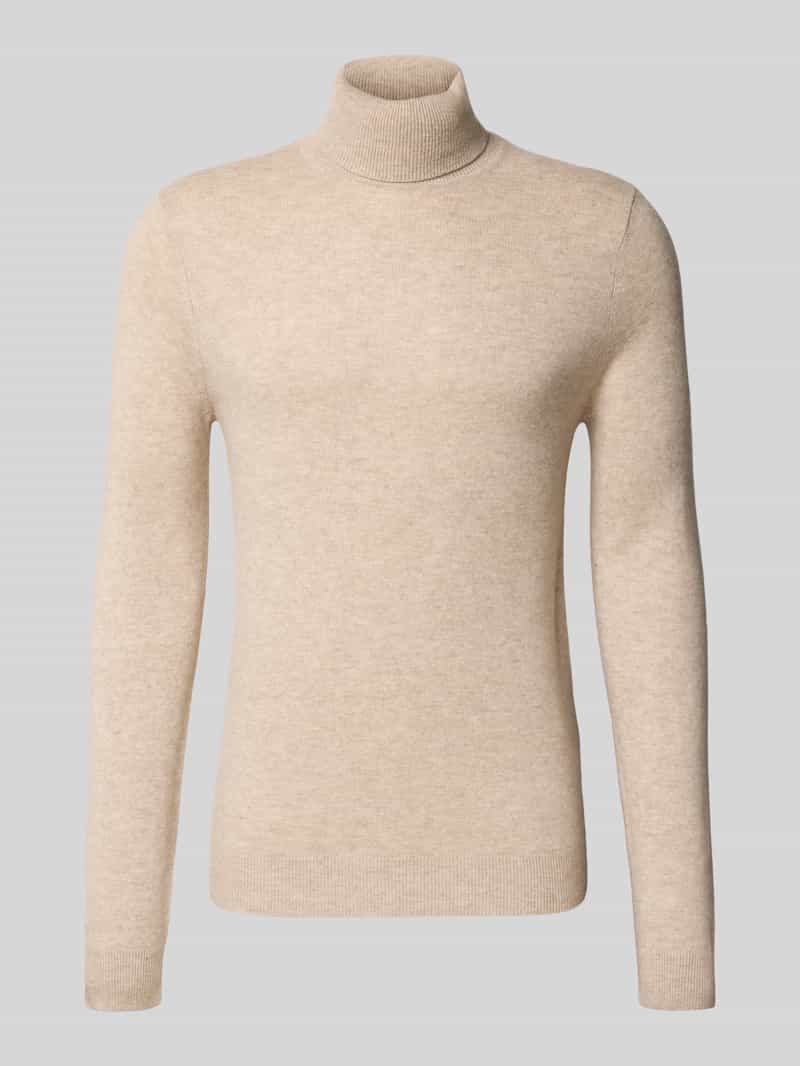 Golf o kroju regular fit z elastycznymi wykończeniami