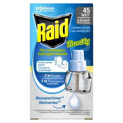 Płyn do elektrofumigatora 27 ml Raid Family