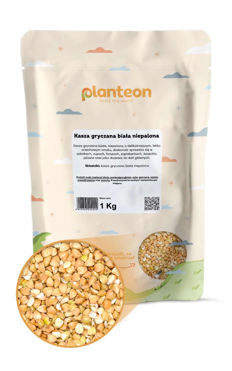 Kasza gryczana biała niepalona 1kg