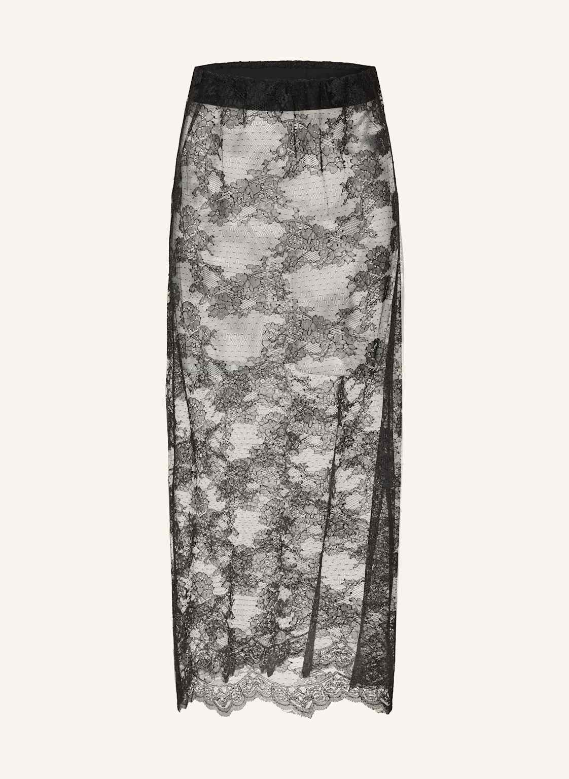 Malina Koronkowa Spódnica Alice schwarz