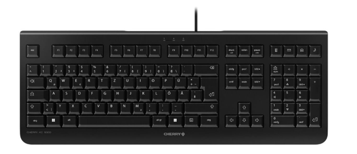 CHERRY JK-0800SL-2 Uniwersalne USB QWERTZ Słoweński Czarny