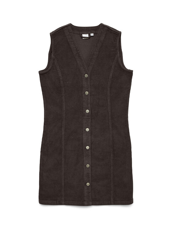 Vero Moda Sukienka codzienna Eden 10333959 Brązowy Regular Fit