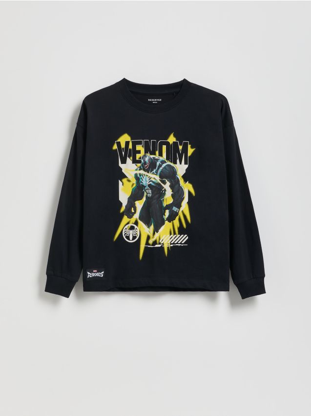 Reserved - Longsleeve Rivals - czarny