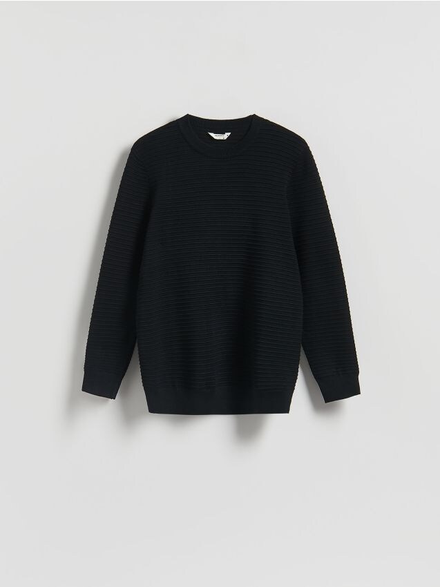 Reserved - Sweter z wiskozą - czarny
