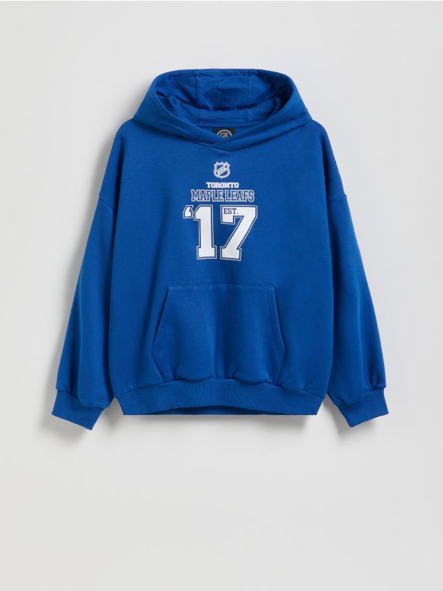 Reserved - Bluza Toronto Maple Leafs - granatowy