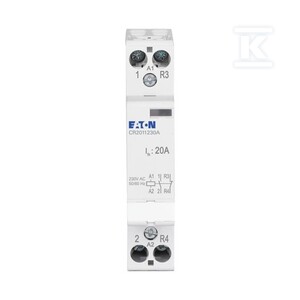Eaton Stycznik instalacyjny, 20A, 230V AC, 1NO+1NC CR2011230A