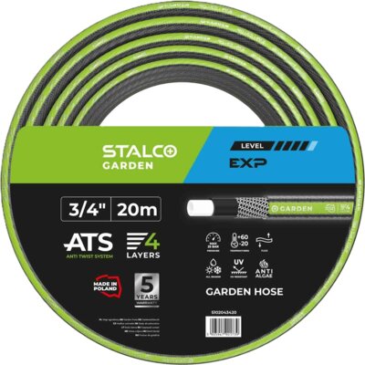 Stalco Wąż ogrodowy GARDEN Ats Exp 3/4