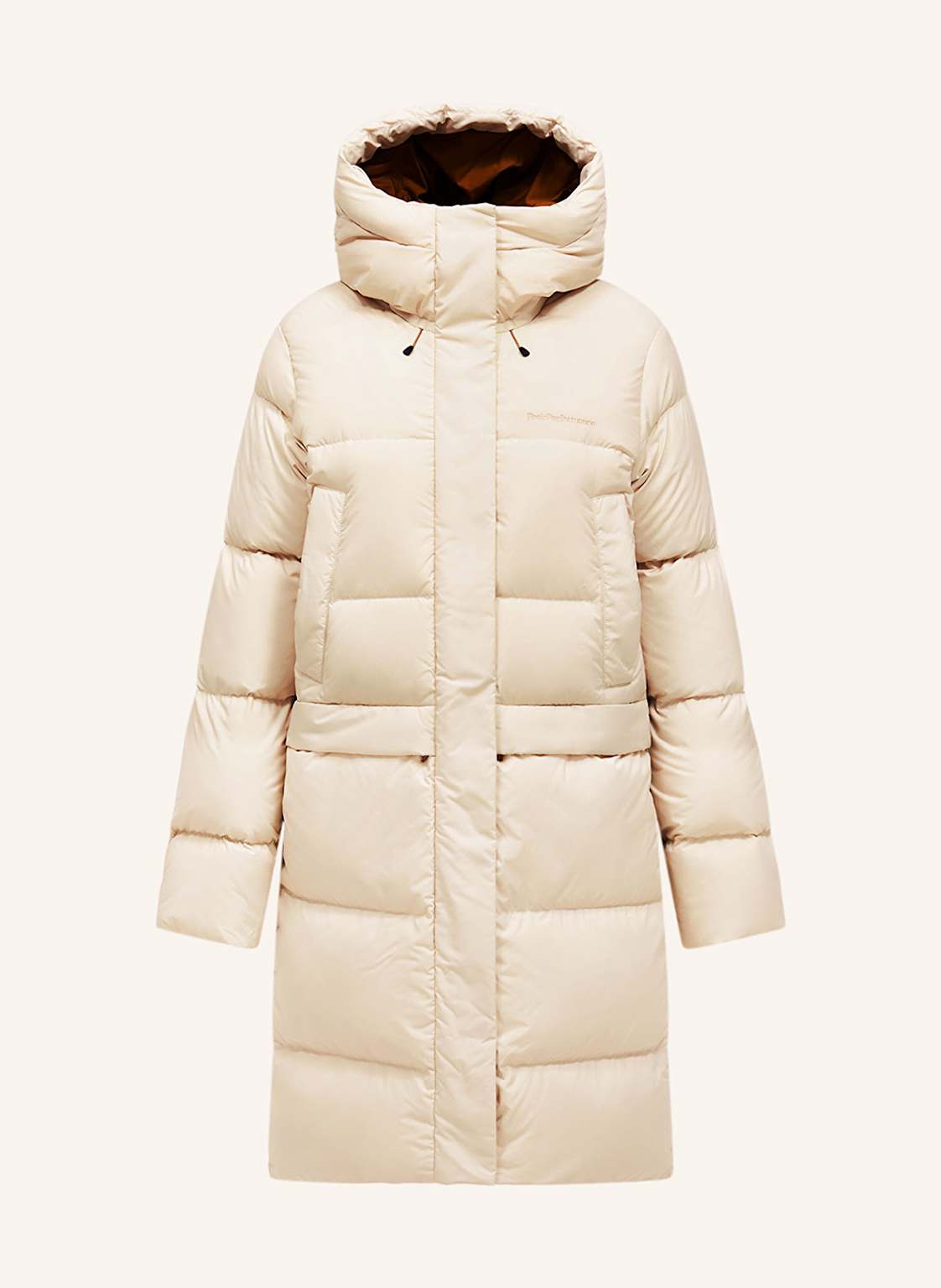 Peak Performance Płaszcz Puchowy Quiver beige