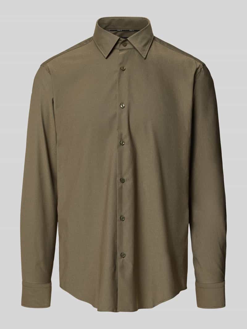 Koszula biznesowa o kroju regular fit z kołnierzykiem typu kent model ‘JOE’