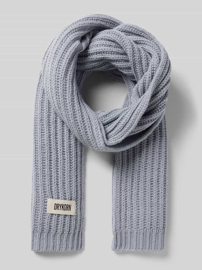 Szal z detalem z logo model ‘CRONICA’