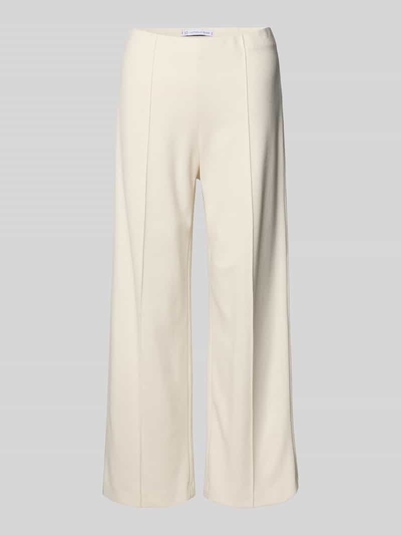 Spodnie materiałowe z zakładkami w pasie model ‘ELAINE’