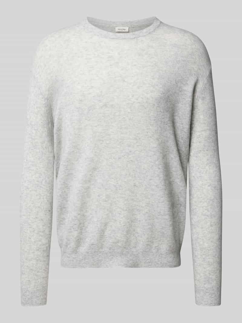 Sweter z dzianiny o kroju slim fit z mieszanki wełny model ‘RAXOW’