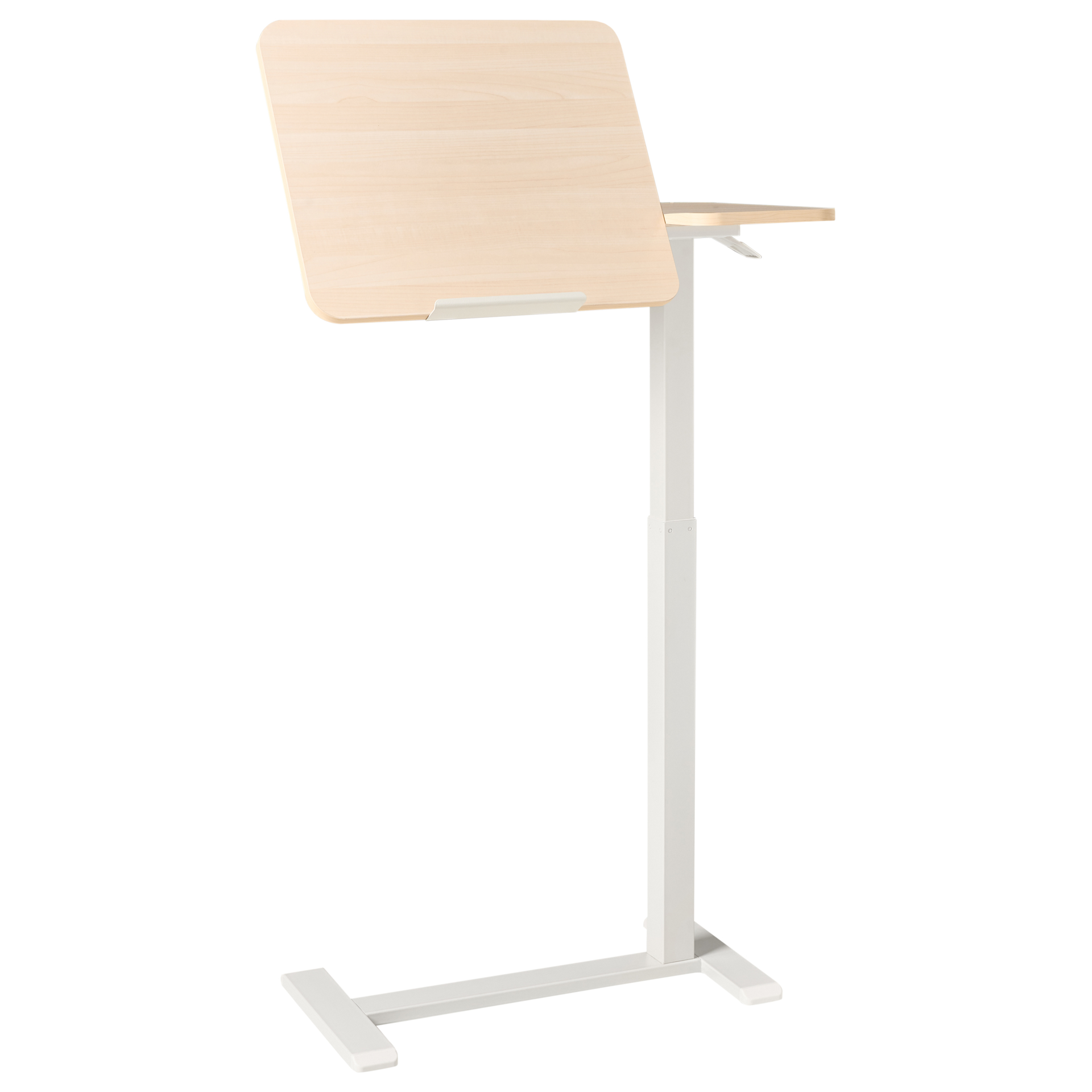 Regulowany stolik pod laptopa SCHOLA Jasny brąz/ biały 70 cm 40 cm