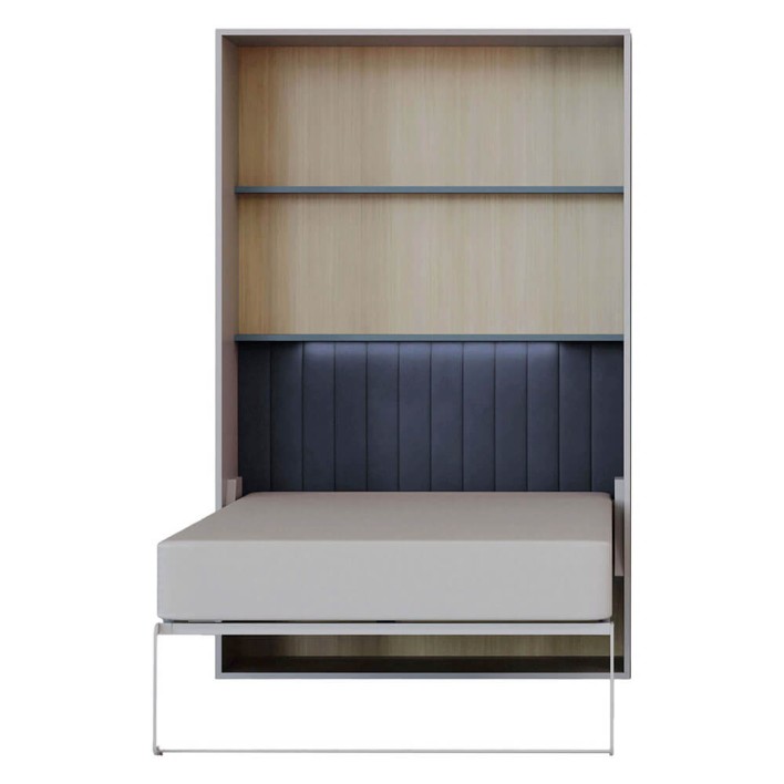 Lóżko półkotapczan LUMI kaszmir-niebieski