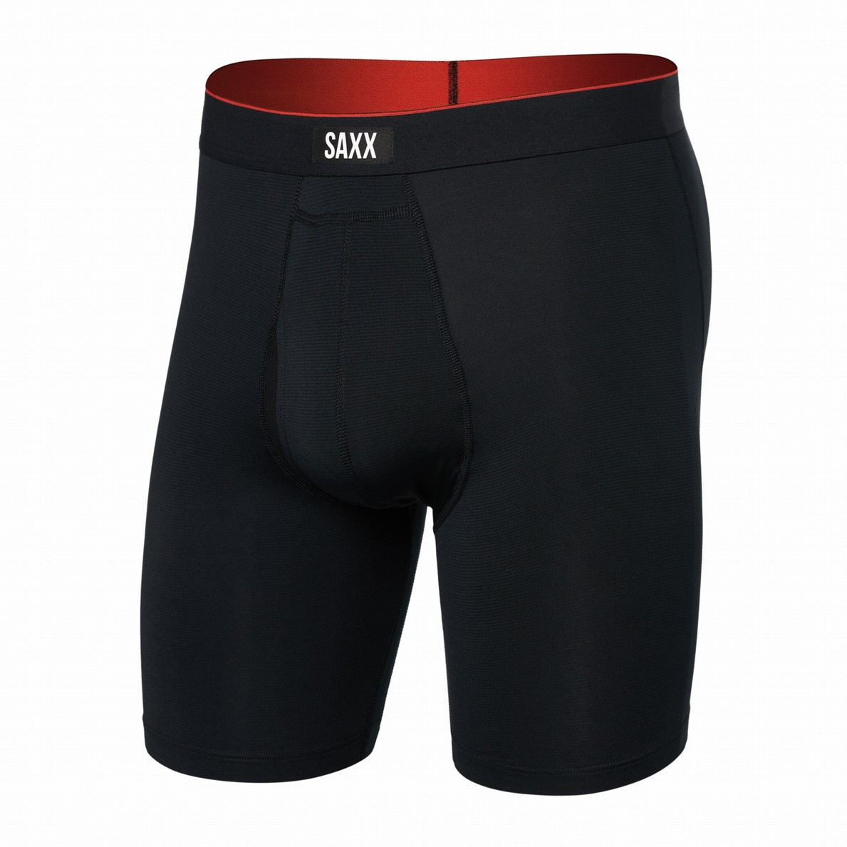 Bokserki Saxx Multi-Sport Mesh Long Boxer Brief Fly Rozmiar: L / Kolor: czarny