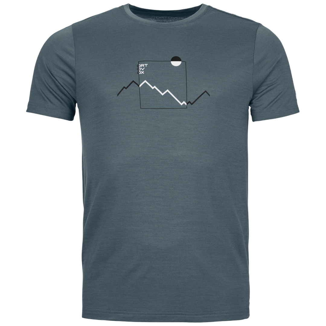 Koszulka męska Ortovox 150 Cool Peak Focus Ts Men's Rozmiar: XL / Kolor: szary