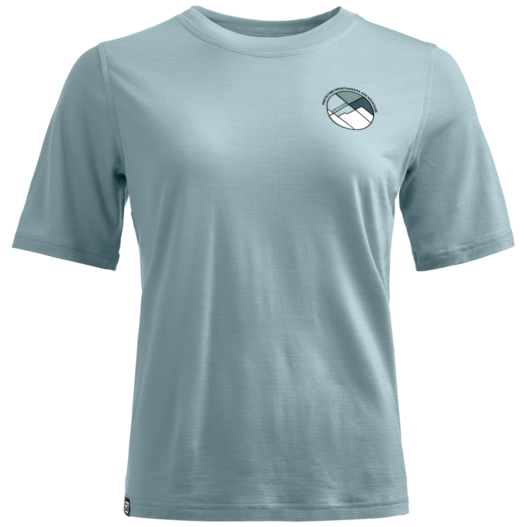 Koszulka damska Ortovox 140 Cool Round Landscape T-shirt Rozmiar: S / Kolor: szary