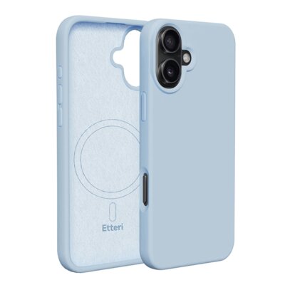 Etui ETTERI Silicone Mag do Apple iPhone 17 Jasnoniebieski