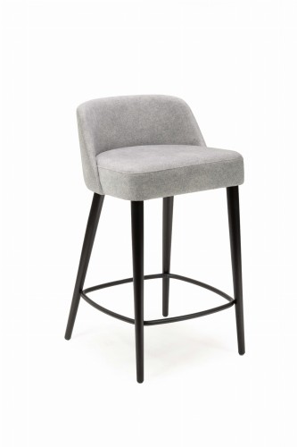 Mirek 1 hoker niski tapicerowany tkanina do wyboru nogi czarne