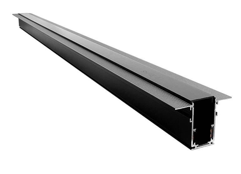 LL-20C szyna magnetyczna podtynkowa czarna 100cm