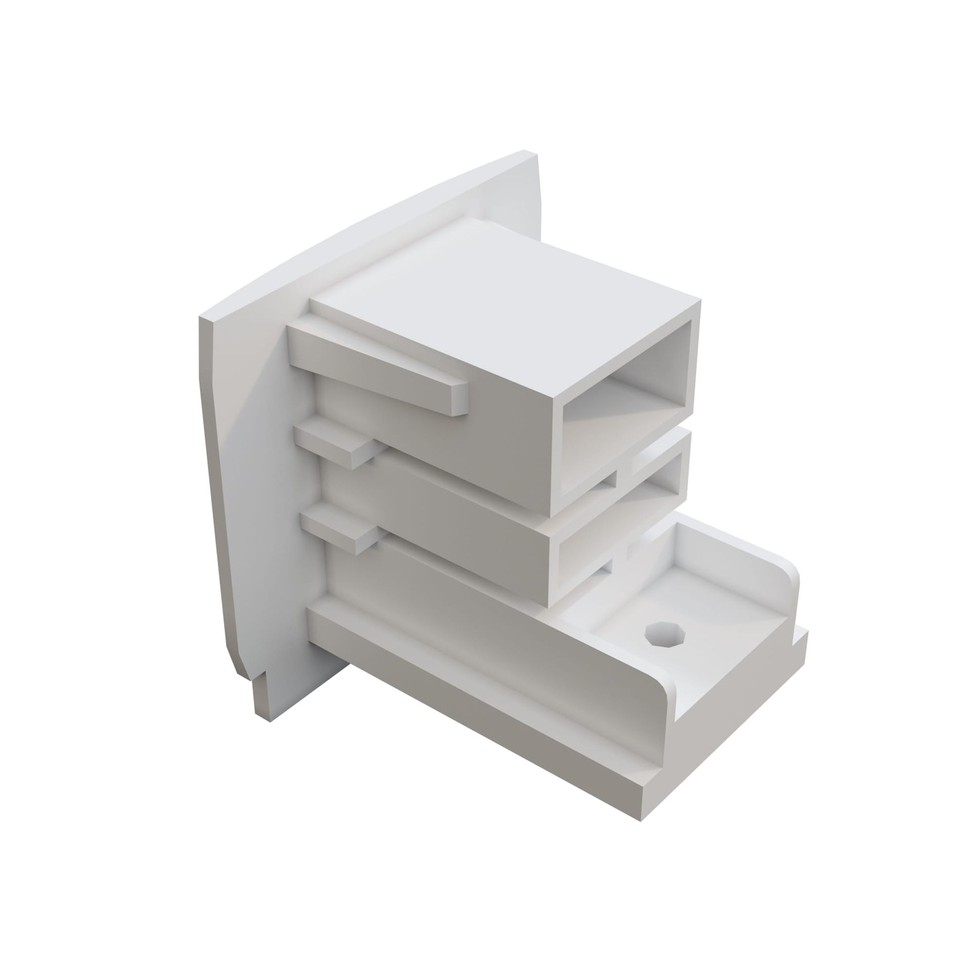 MAYTONI TRINITY zaślepka biała do szyny 3-fazowej natynkowej