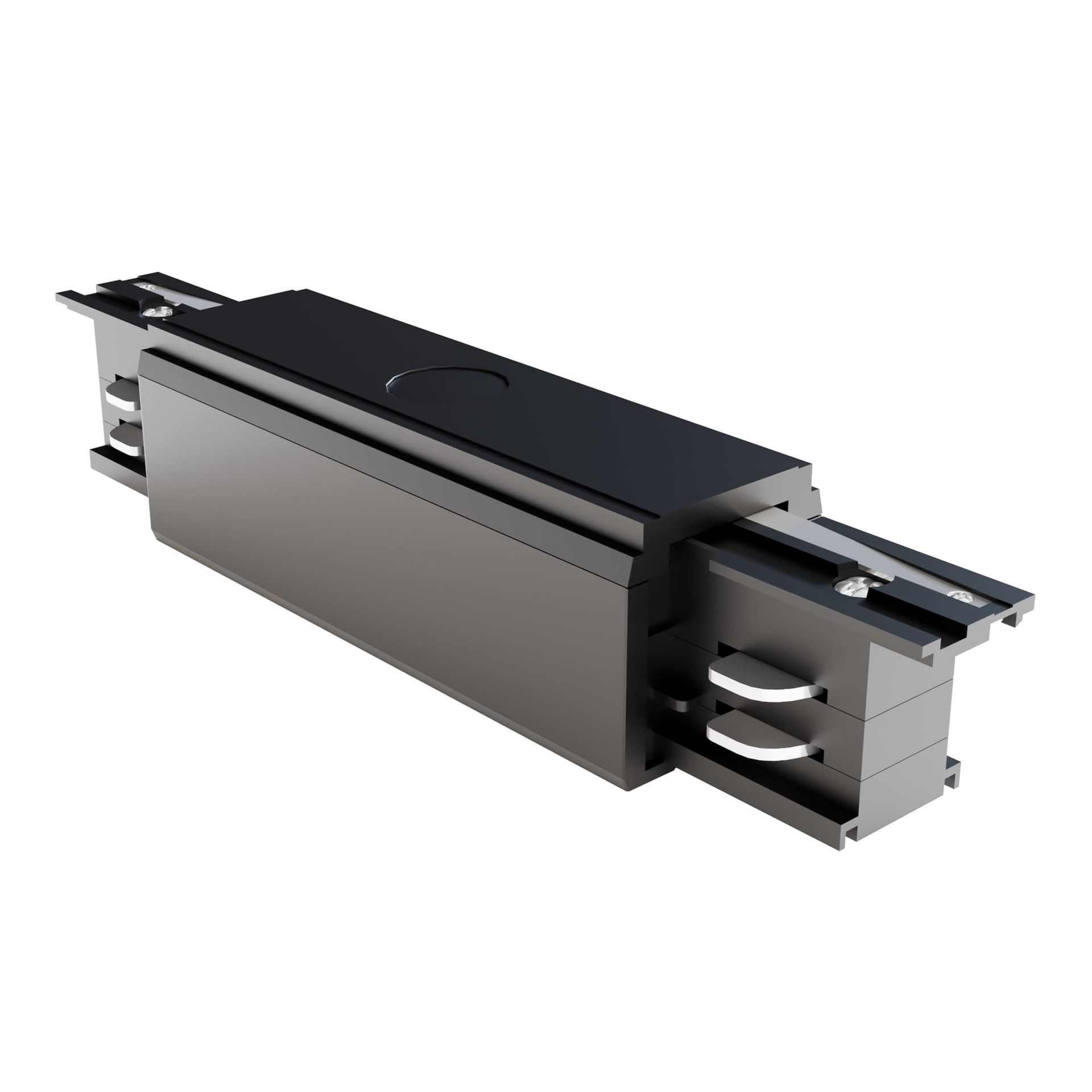 TRINITY łącznik liniowy czarny do szyny 3-fazowej natynkowej