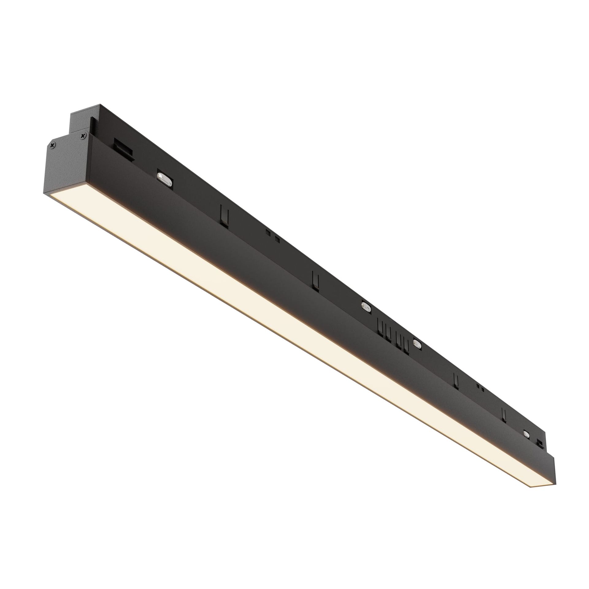 EXILITY Basis LED 24W 3000K 120 st 60cm lampa czarna do szyn magnetycznych