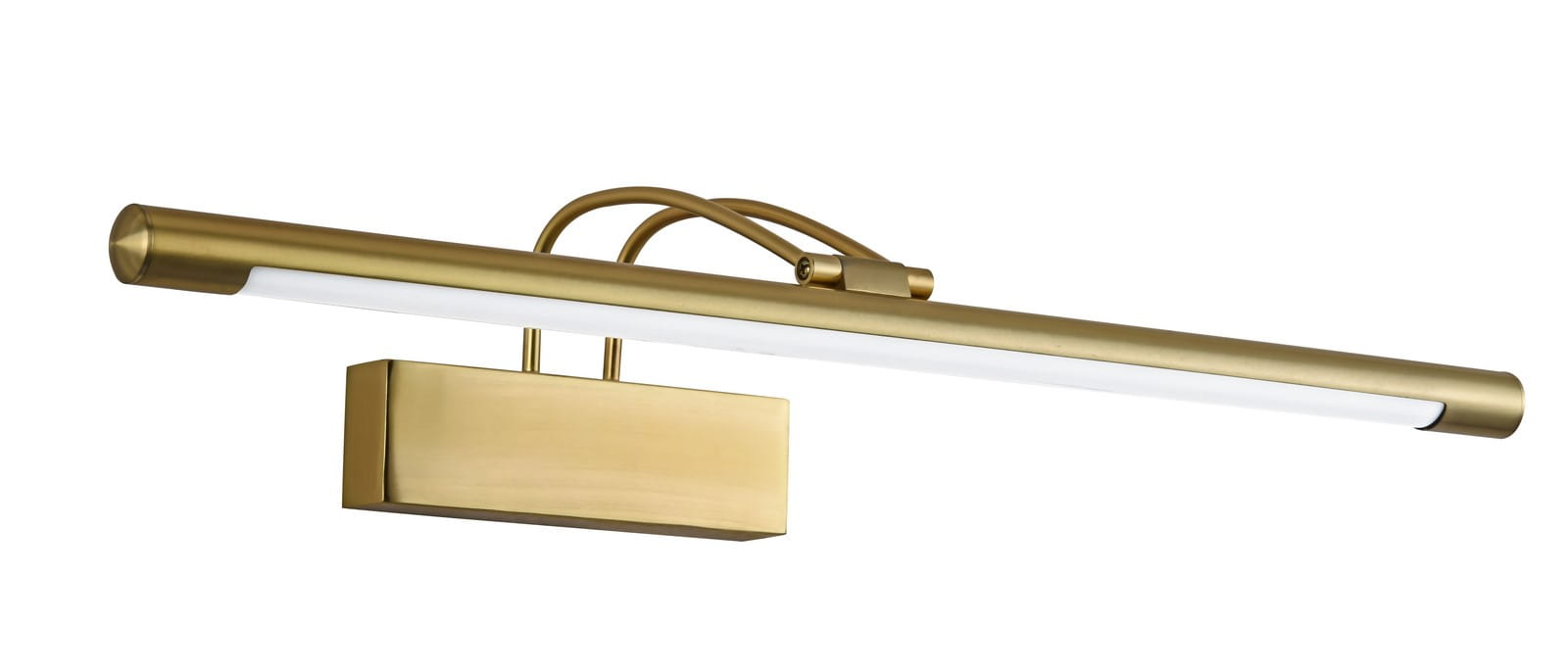 ZAPALA LE42217 Nowoczesna lampa ścienna o cylindrycznym kształcie w kolorze mosiądzu zintegrowane LED