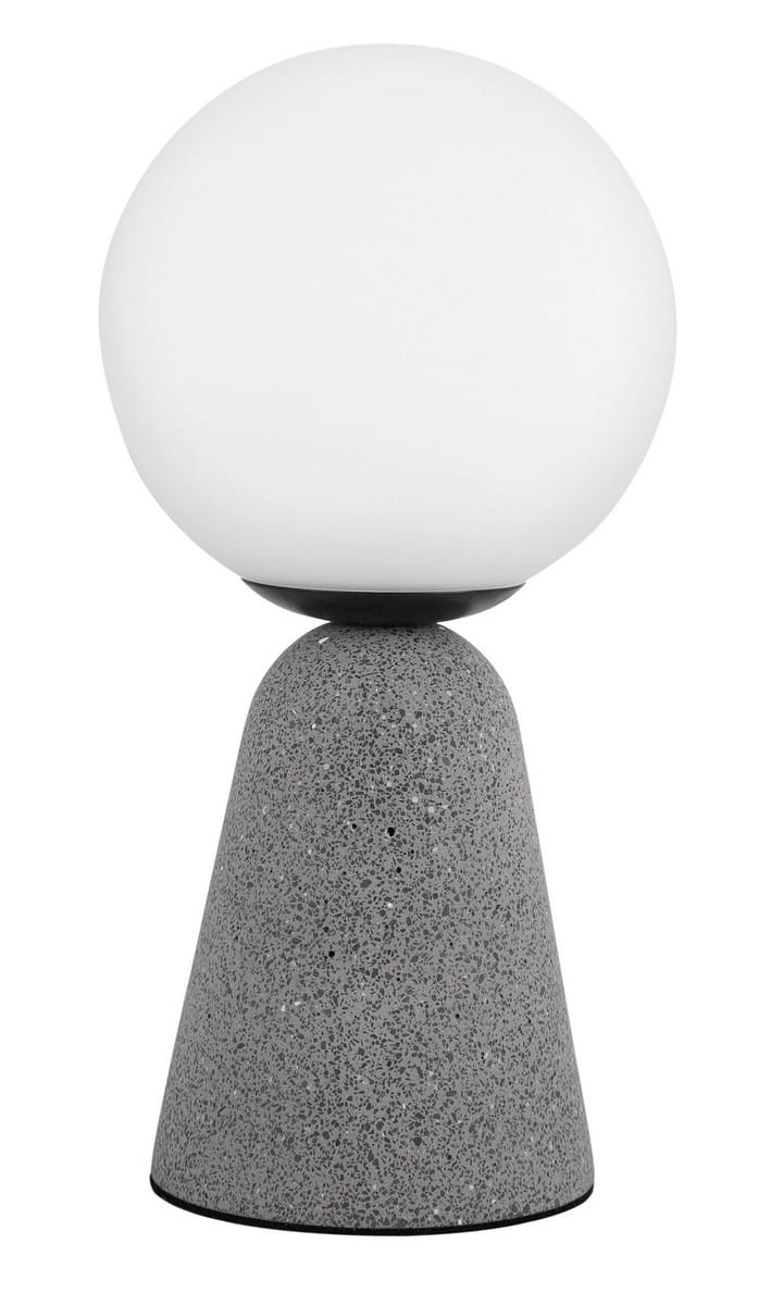 Luces Exclusivas IBAGUE LE42064 Lampa stołowa betonowa z kloszem kulistym Szara elegancja