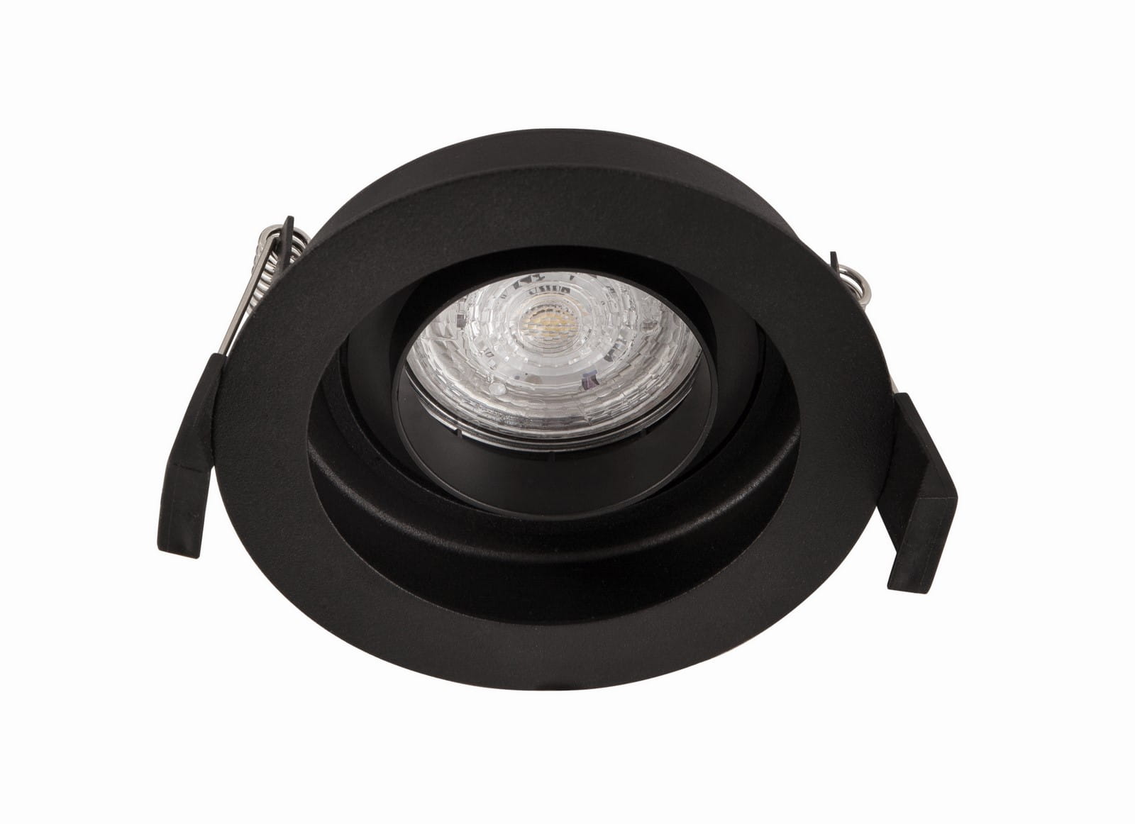 ARROYITO LE61380 Lampa natynkowa LED okrągła czarna aluminiowa