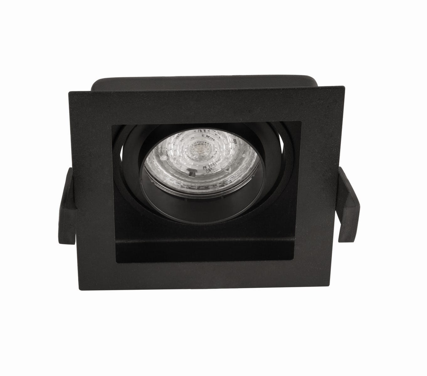 ARROYITO LE61382 Lampa natynkowa kwadratowa czarna aluminiowa o nowoczesnym designie